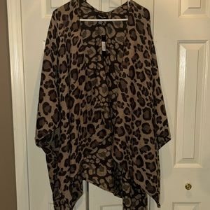 Brand New Leopard Print Cardigan